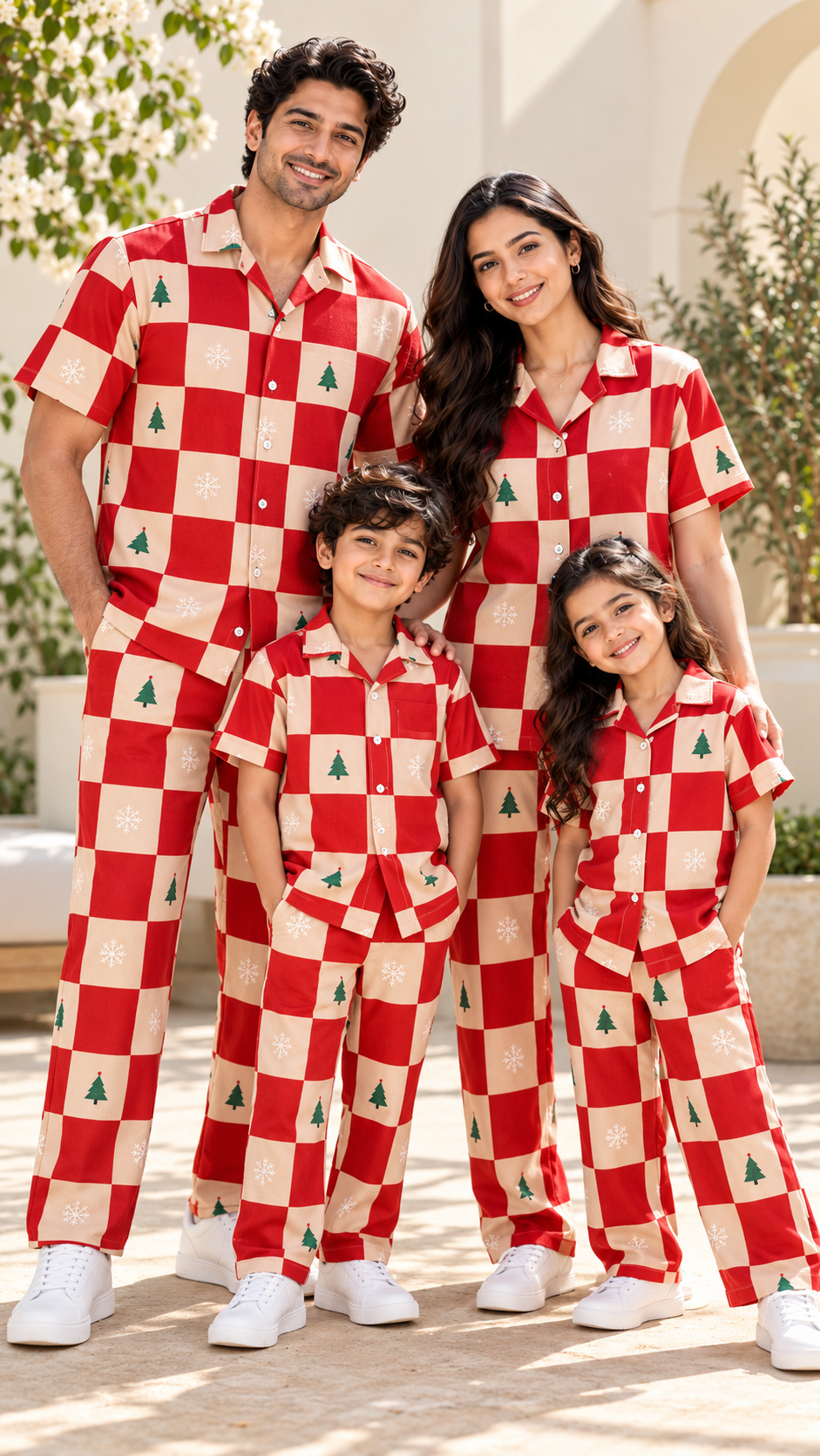 Red Check Christmas Family Co-Ord Set